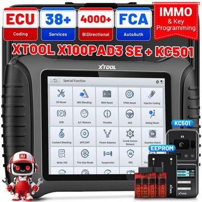 XTOOL X100 PAD3 SE KC501 Auto Key Programming Set Bidirectional OBD2 Scanner