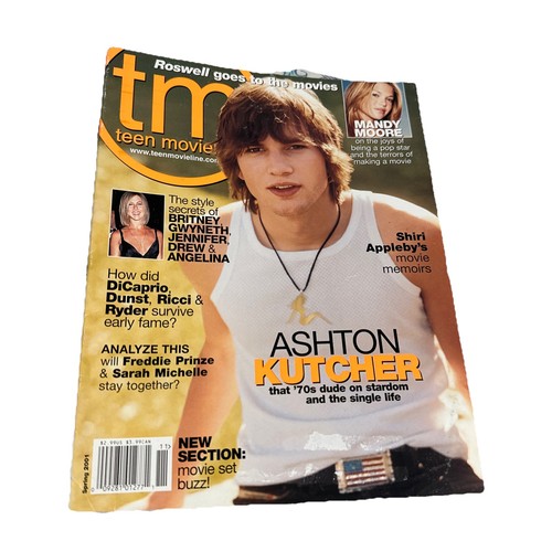 Lot of 4 TM Teen Movieline Magazines OOP Paul Walker Ashton Kutcher cvr HTF - Picture 3 of 5