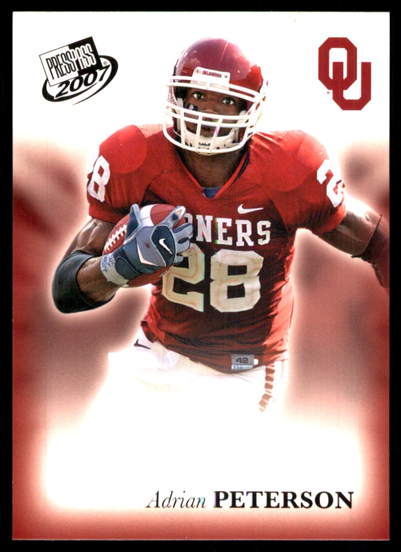 Adrian Peterson Press Pass Walmart Exclusive #WM6 Base