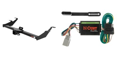 Curt Class 3 Trailer Hitch 2in Receiver And Wiring Harness Kit 13574-55336