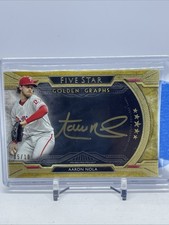 2018 Five Star Gold Graphs Aaron Nola Auto 05/10 FGG-AN