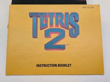 Tetris 2 Nintendo Entertainment System 1993 NES Cart & Manual Tested Working EUC