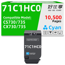 71C1HC0 Cyan Toner Cartridge Compatible for L...