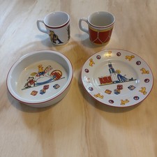 Tiffany  Co Tiffany Toys Child Plate Bowl Cup Toy Soldier Baby Breakfast 1992