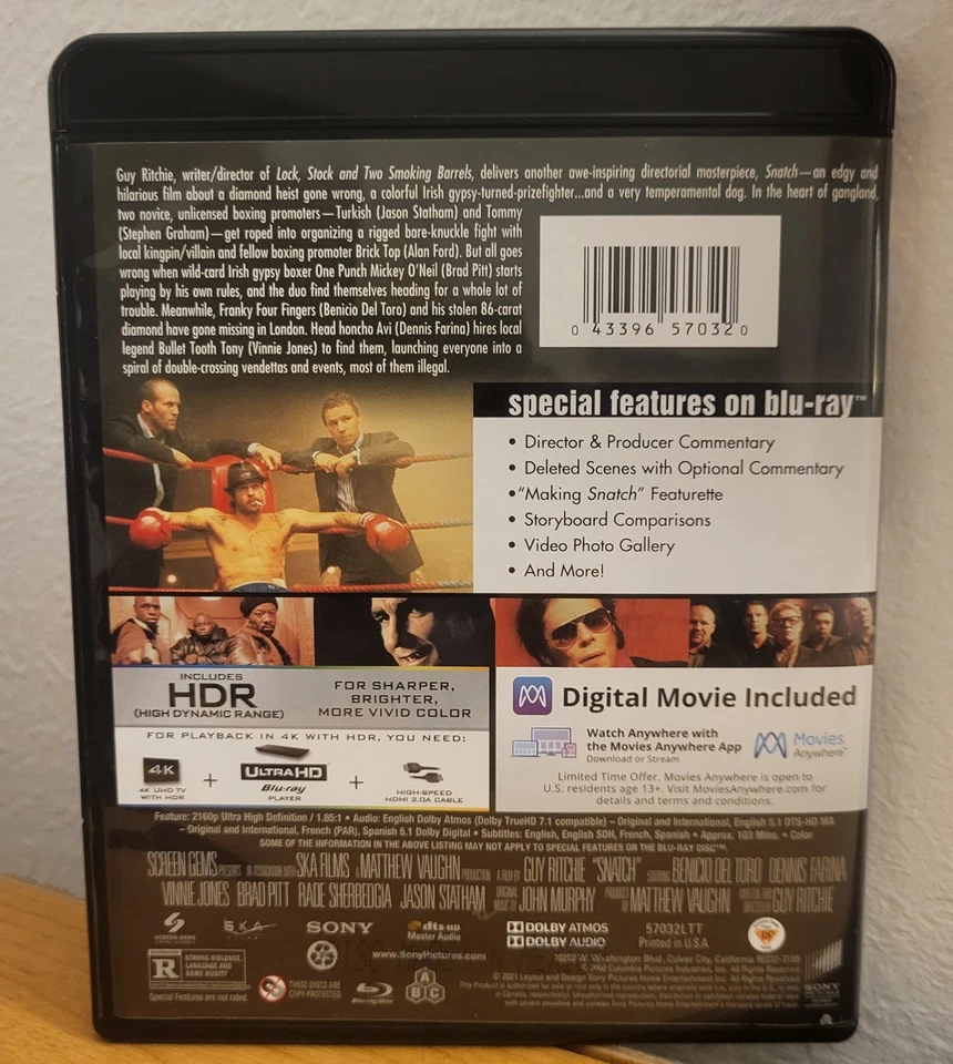 Snatch (2000)  4K UHD + Blu-ray + DC.  - Image 2 of 3