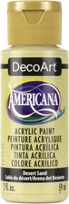 DecoArt Americana Acrylic Paint 2oz-Desert Sand - Opaque