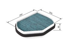 BOSCH Innenraumfilter FILTER+ 0 986 628 511 Aktivkohlefilter für R170 MERCEDES