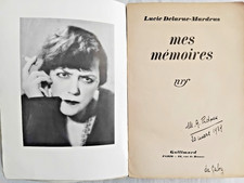 LUCIE DELARUE-MARDRUS 1938 MES MEMOIRES GALLIMARD N.R.F.