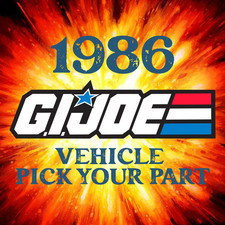 G.I.Joe A Real American Hero - 1986 Vehicles & Playsets  Pick your Part