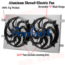 Radiator Aluminum Shroud Fan For 20052008 Ford F150 Lincoln Navigator Mark Lt