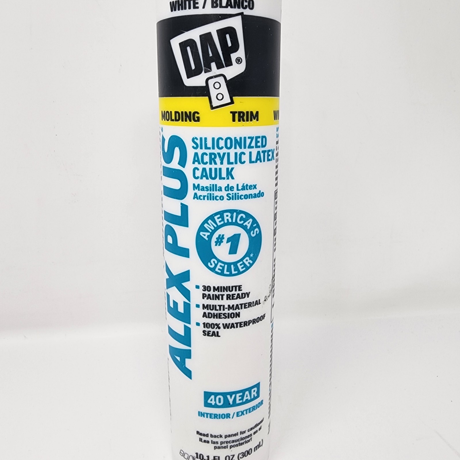 DAP Alex Plus Silicone Caulk Acrylic Latex White 10.1 fl oz (3 Pack)