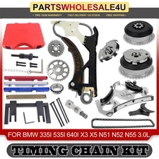 Timing Chain W/Camshaft Tool Kit For BMW N51 N52 N54 N55 S55 X1 X3 X4 X5 3.0L L6