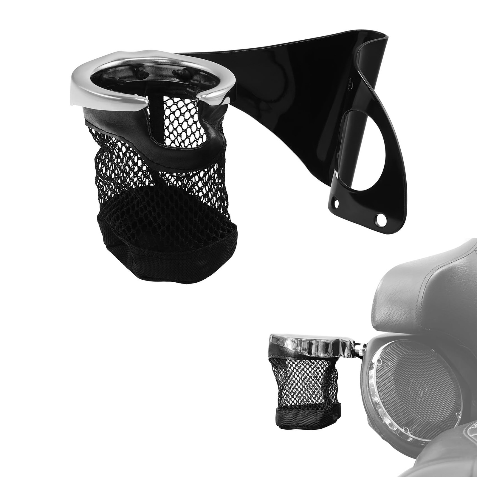 Rear Drink Cup Holder for Harley Touring Road Glide Ultra Classic 2014 2024
