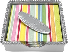 SURF BOARD BEADED NAPKIN BOX SET | SIER | BRILLANTE | S |