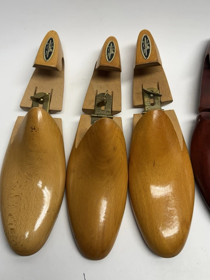 Molde de sapato vintage 6 formas de maca de madeira tamanho 10 e 11 - Imagem 2 de 4