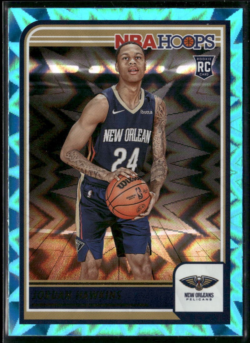 2023-24 Hoops #269 Jordan Hawkins Teal Explosion