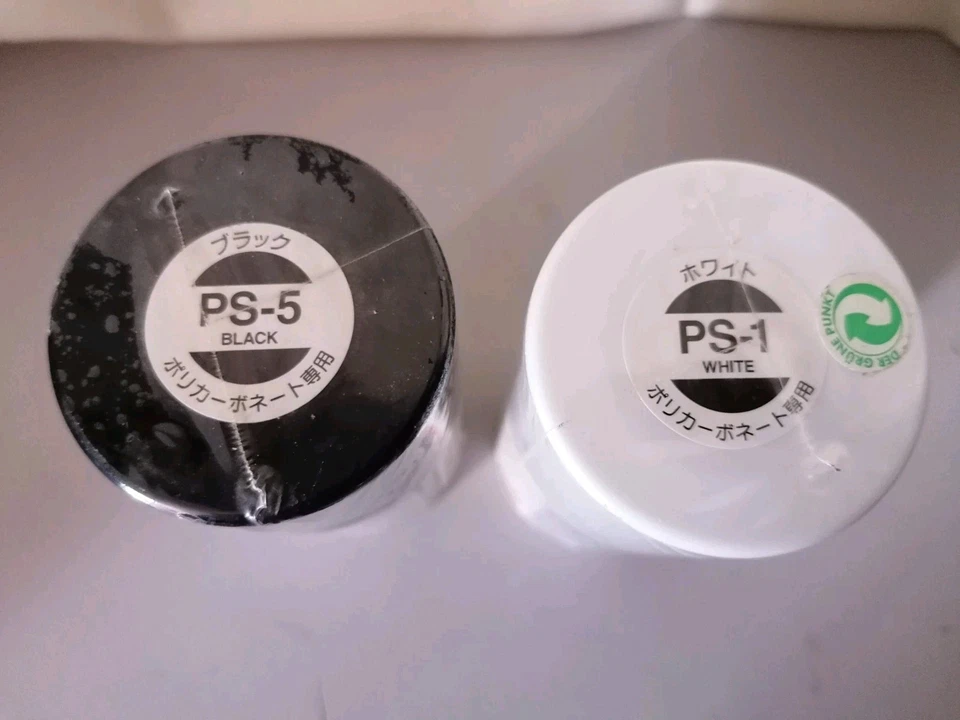 Peintures En Bombe Tamiya PS-5 +PS-1 ( noir Et Blanc), Neuves, 100ml - Photo 3/3