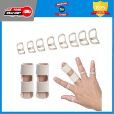 Oval Finger Splint 8 pcs and Trigger Finger Splints 2 pcs Size 4 11 