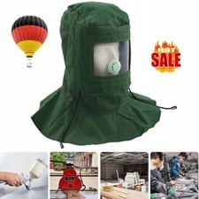 Sandstrahl Sandstrahler Sandstrahlhaube Anti Wind Schutzmaske Helm Schutz Maske*