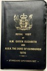 NEW ZEALAND - Royal Visit (7) Coin Uncirculated Mint Set 1970 - Km-MS7 - OGP! — photo 2