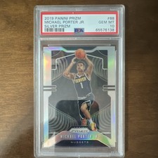 2019-20 Panini Prizm Silver Prizm Michael Porter Jr. #88 PSA 10 - Nuggets