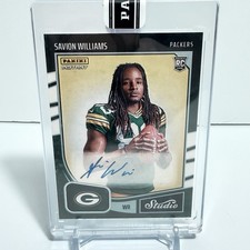 2025 Panini Instant NFL Savion Williams Studio Rookies Auto 18/99