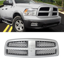 Front Grille Grill Assembly Compatible with 2009-2012 Dodge Ram 1500 WS2 Bright