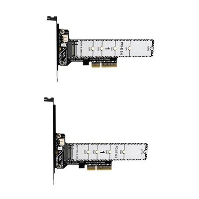 PCIe 5.0 to M.2 NVMe Support Adapter Card NVME Expansion Hard Drive Easy Install
