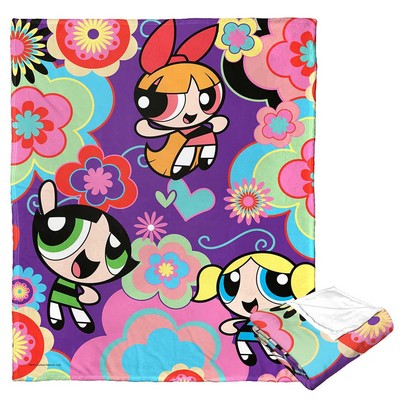 Warner Bros. Powerpuff Girls Flower Explosion Cozy Fleece Blanket
