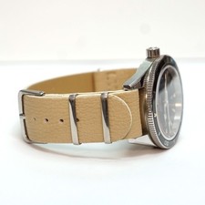 Cinturino orologio in pelle 20 mm NATO PU per Seamaster e Speedmater OMEGA