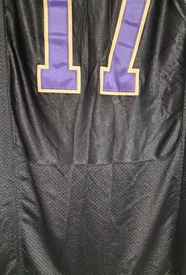 Nike Huskies Jersey Mens L #17 Blackout Stitched Length + 2 Black