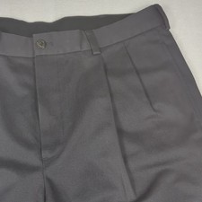Brooks Brothers Advantage Chino Elliott Cotton Twill Pleated Cuffed Pants 36