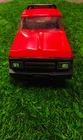 Vintage 1970's Tonka Red Metal Toy Pickup Truck w/ Stripes Working Tailgate