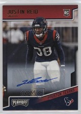 2018 Panini Playoff Rookies Auto Justin Reid #263 Auto 1f3