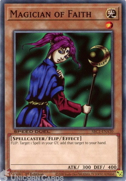 SBC1-ENA10 Magician of Faith :: Common 1st Edition YuGiOh Card