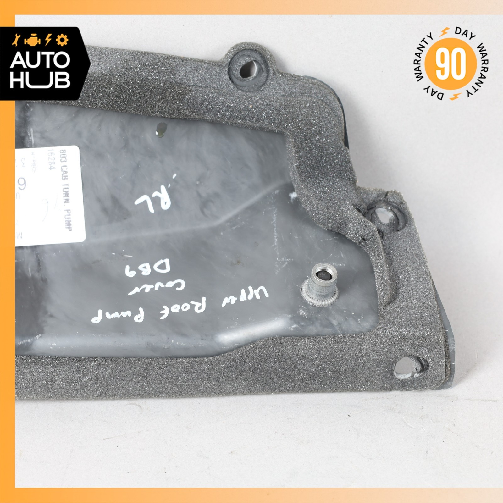 13-16 Aston Martin DB9 Convertible Top Hydraulic Pump Upper Cover Bracket OEM
