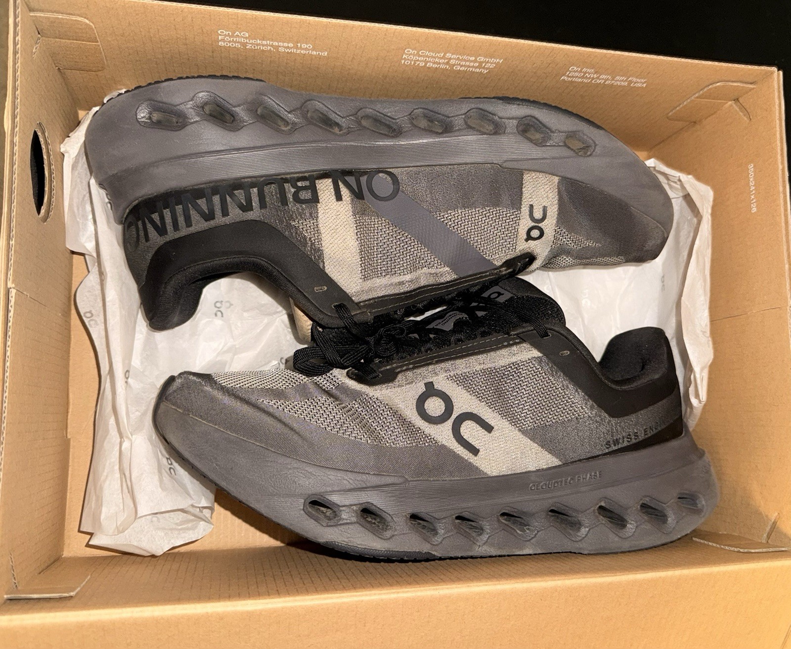 On Cloudsurfer Next Black Eclipse Men's Running S… - image 2