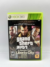 Grand Theft Auto IV & Episodes From Liberty City Xbox 360 Game Discs & Case