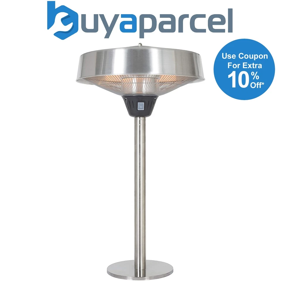 La Hacienda Table Top Heater Halogen Tabletop Patio Heater and Light 69516