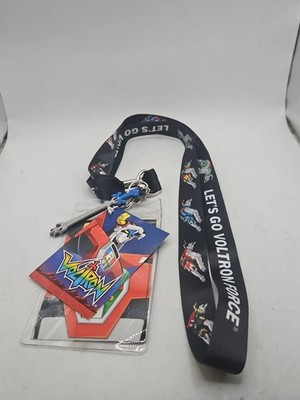 Voltron ''Let's Go Voltron Force'' Lanyard 90's Cartoon