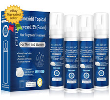 5 Topical Minoxidil Foam Minoxidil for Men and Women Infused with Biotin