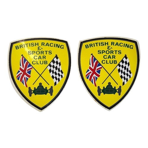 Adesivi decalcomanie British Racing and Sports Car Club LEGGI vintage anni 90 lotto di 5 NOS - Foto 9 di 10