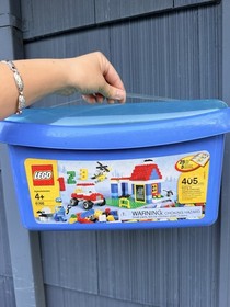LEGO 6166 Large Brick Box 405 Pieces NEW Factory Sealed Retired 2007 Set