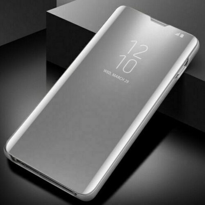 Flip S-View Mirror Clear Case For Samsung Galaxy S25Ultra S26 S25 S24 S23 22 S21