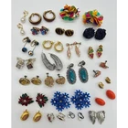 New ListingVintage Clip On & Screw Back Earring Lot Costume Jewelry Bundle A Few Signed