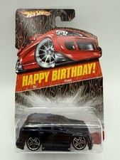 Hot Wheels Cadillac Escalade Happy Birthday Dark Blue