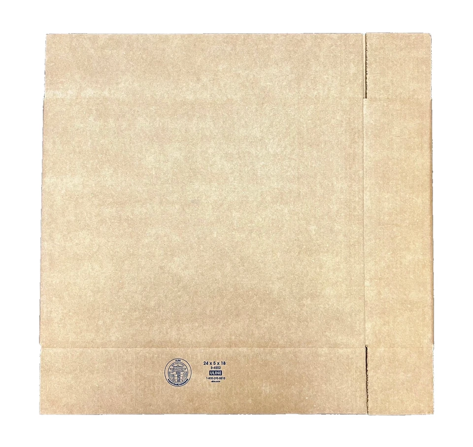 24" x 5" x 18" CARDBOARD BOX - 200lb - ART BOX -  SIDE LOADING - Image 3 of 4