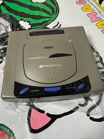 Sega Saturn HST-0004 Console with Controller Gray boxed tested