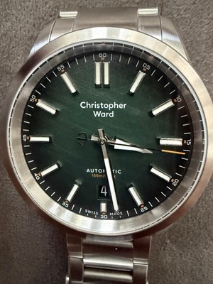 Christopher Ward C63 Sealander Automatic 39mm Green Dial Full Set Box Papers