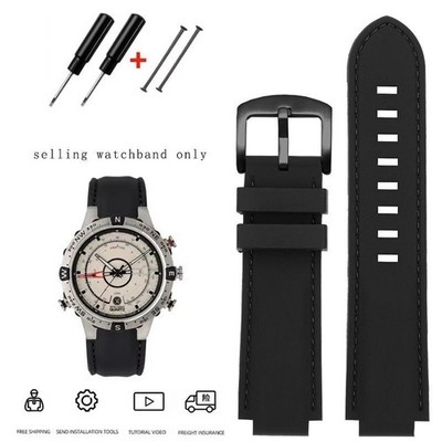 Wasserdichtes Uhrenarmband passend für Timex Tidal Series T2N720/721...